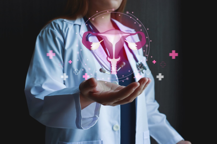 Image Illustrating woman's uterus promoting functional medicine for PCOS in San Diego, CA